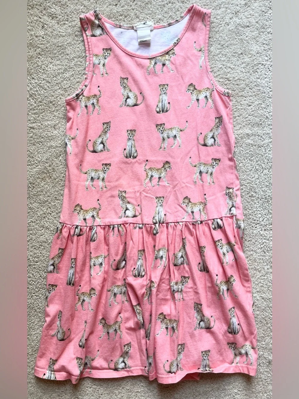 H&M Girls' Tropical Floral & Multicolor Sleeveless Dress Set